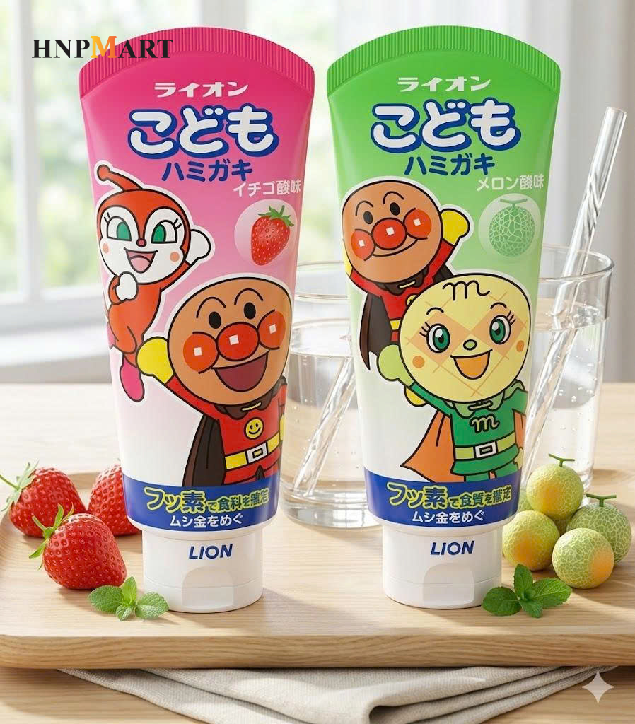 Kem Đánh Răng Lion Cho Bé 40g - Ảnh 4