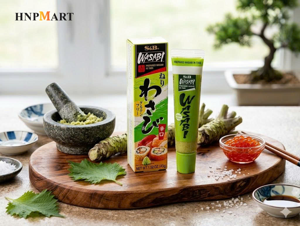Mù Tạt Tươi S&B Wasabi 43g - Ảnh 5