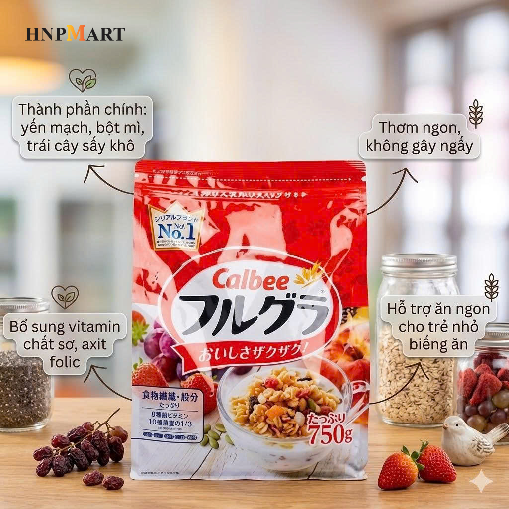 Ngũ cốc Calbee Nhật Bản - Ảnh 4