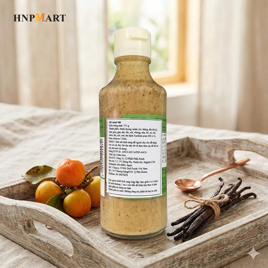 Sốt Mè Nhật Bản Sesame Dressing Sskfoods Sanriku 490Ml - Ảnh 5