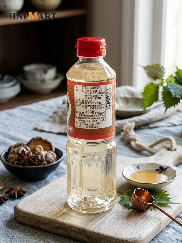 Rượu Nấu Ăn Mirin Hinode 500ml - Ảnh 4