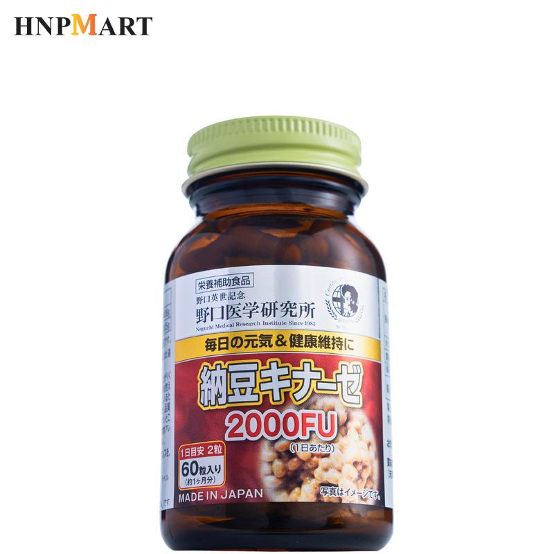 TPBVSK Hỗ Trợ Ngăn Ngừa Đột Quỵ Natto Kinase 2000FU Noguchi 60 viên - Ảnh 2