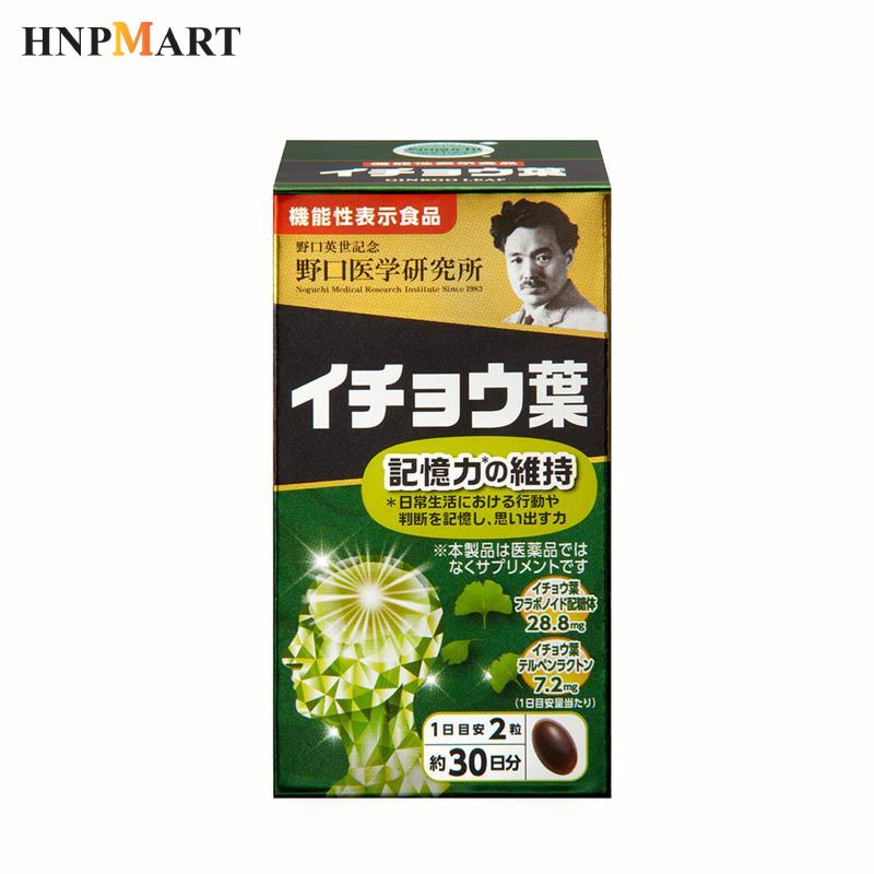 TPBVSK Viên Uống Bổ Não Premium Ginkgo Leaf Noguchi 60 Viên - Ảnh 2