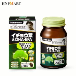 TPBVSK Tăng Cường Tuần Hoàn Máu Lên Não GINKGO LEAF & DHA.EPA Noguchi 60 viên