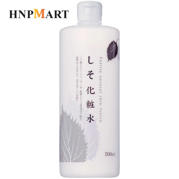 Nước hoa hồng lá tía tô Dokudami Perilla Natural 500ml Nhật Bản