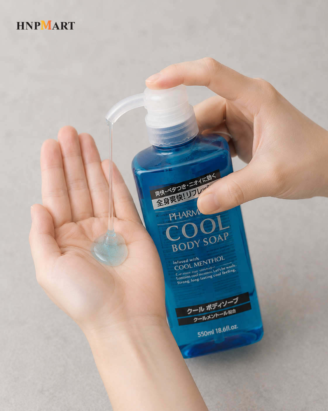 Sữa tắm nam Pharmaact Cool 550ml - Ảnh 2