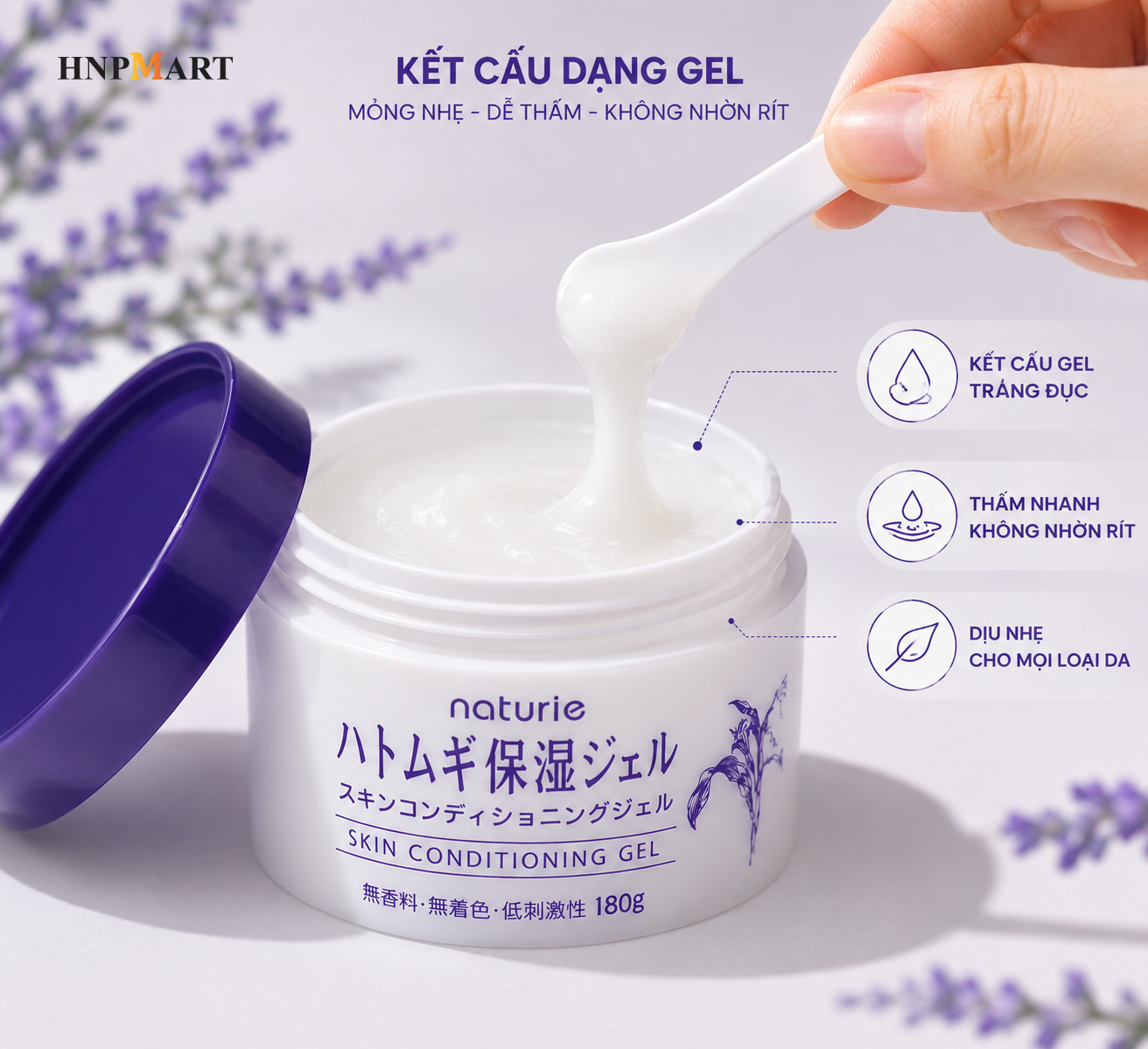 Kem ẩm hatomugi 180g - Ảnh 2