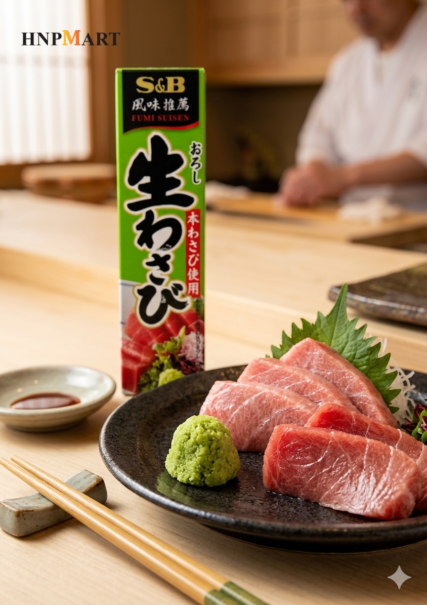 Mù Tạt Tươi S&B Wasabi 43g - Ảnh 3