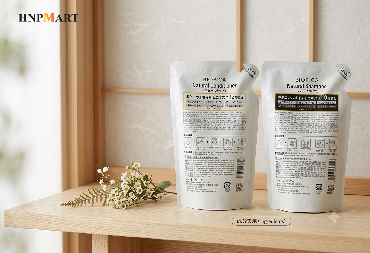 Bộ Dầu Gội Xả Botanical Natural Non Silicone 400ml - Ảnh 3