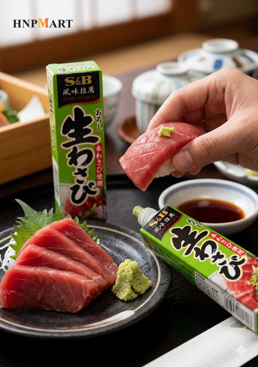Mù Tạt Tươi S&B Wasabi 43g - Ảnh 4
