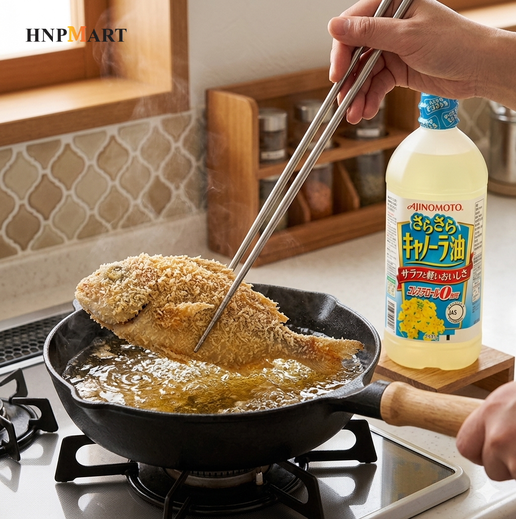 Dầu Ăn Hạt Cải Ajinomoto 1 Lít - Ảnh 3