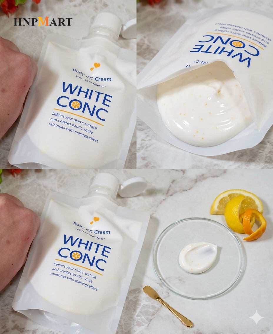 Sữa dưỡng thể trắng da Body White ConC 200g - Ảnh 2