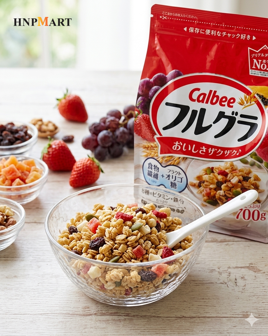 Ngũ cốc Calbee Nhật Bản - Ảnh 2