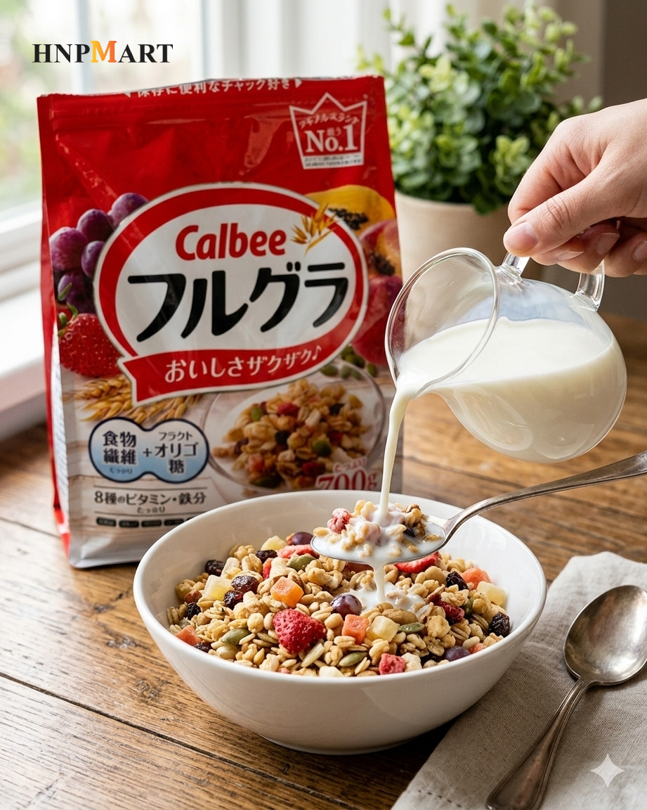 Ngũ cốc Calbee Nhật Bản - Ảnh 3