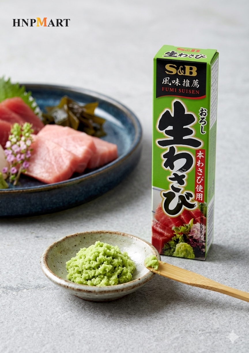Mù Tạt Tươi S&B Wasabi 43g - Ảnh 2