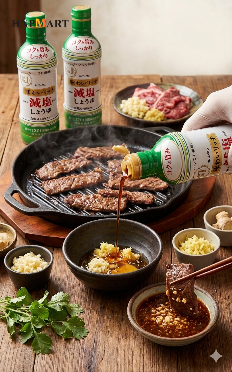NướC Tương Đậu Nành Kikkoman 450ml - Ảnh 2