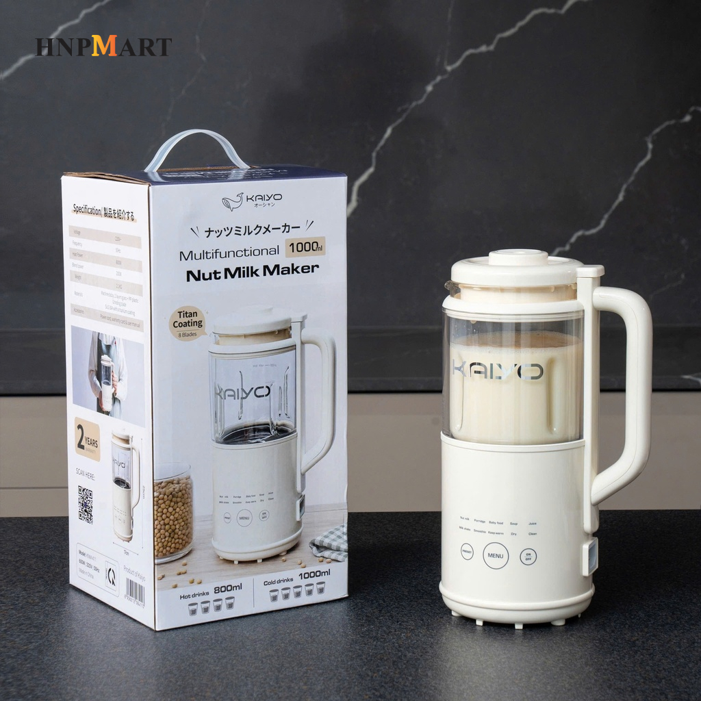 Máy Làm Sữa Hạt Đa Năng Kaiyo 1L