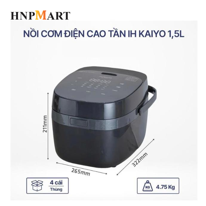 Nồi Cơm Điện Cao Tần IH Kaiyo 1.5L