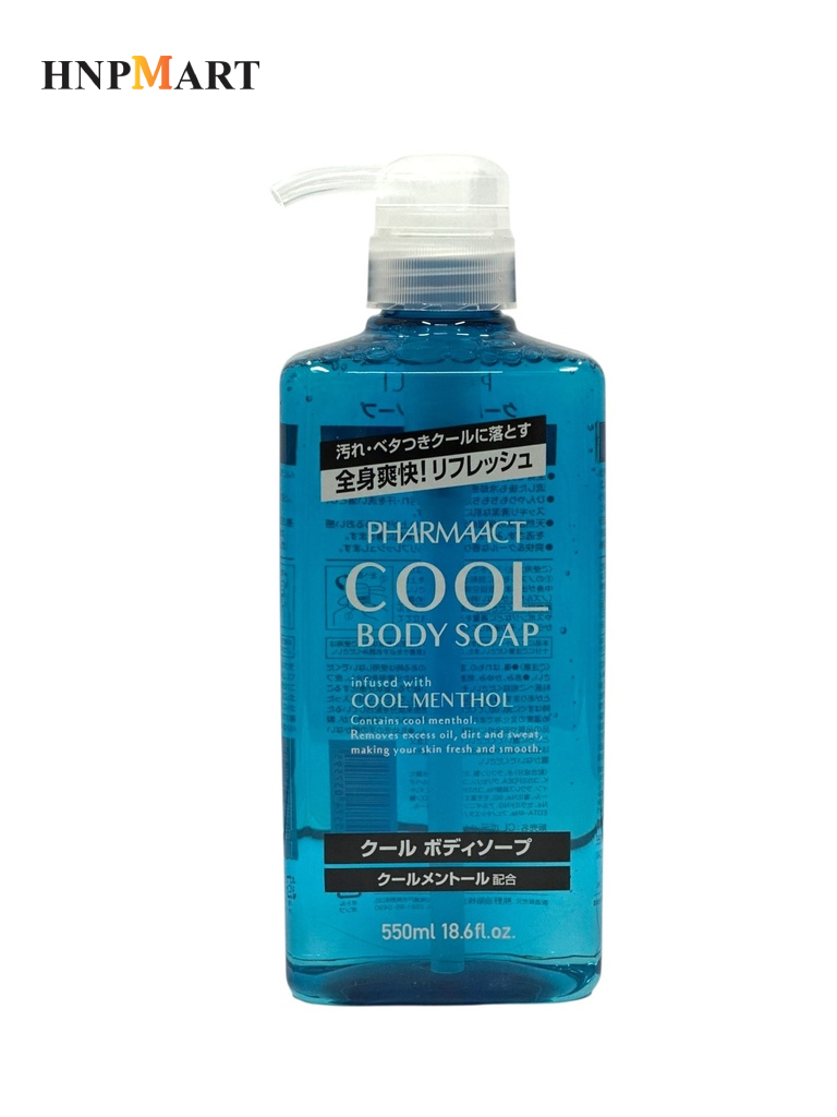 Sữa tắm nam Pharmaact Cool 550ml