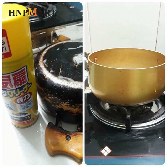 Xịt Khử Mảng Bám, Dầu Mỡ Rinrei 330ml - Ảnh 5