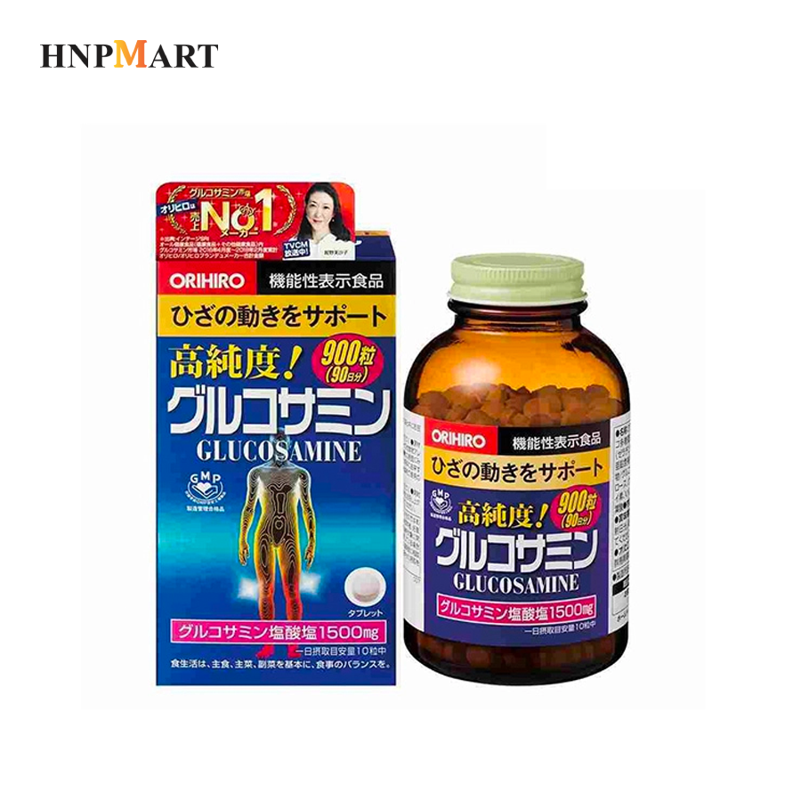 Viên uống bổ xương khớp Glucosamine Orihiro Nhật Bản 900 viên