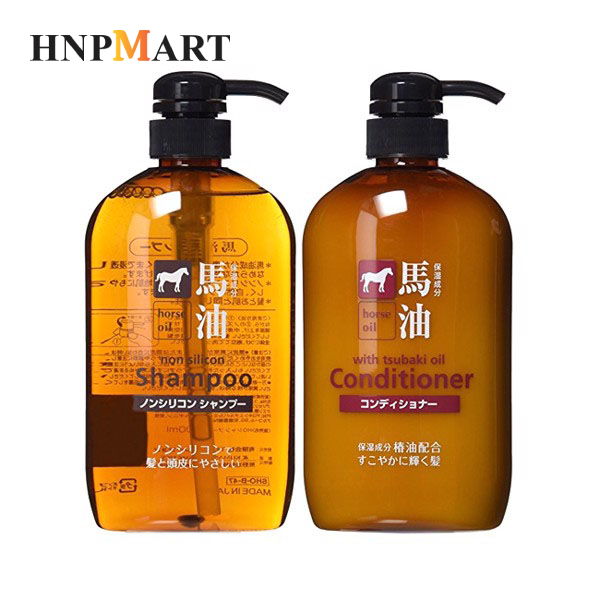 Dầu Gội Xả mỡ ngựa Horse Oil 600ml