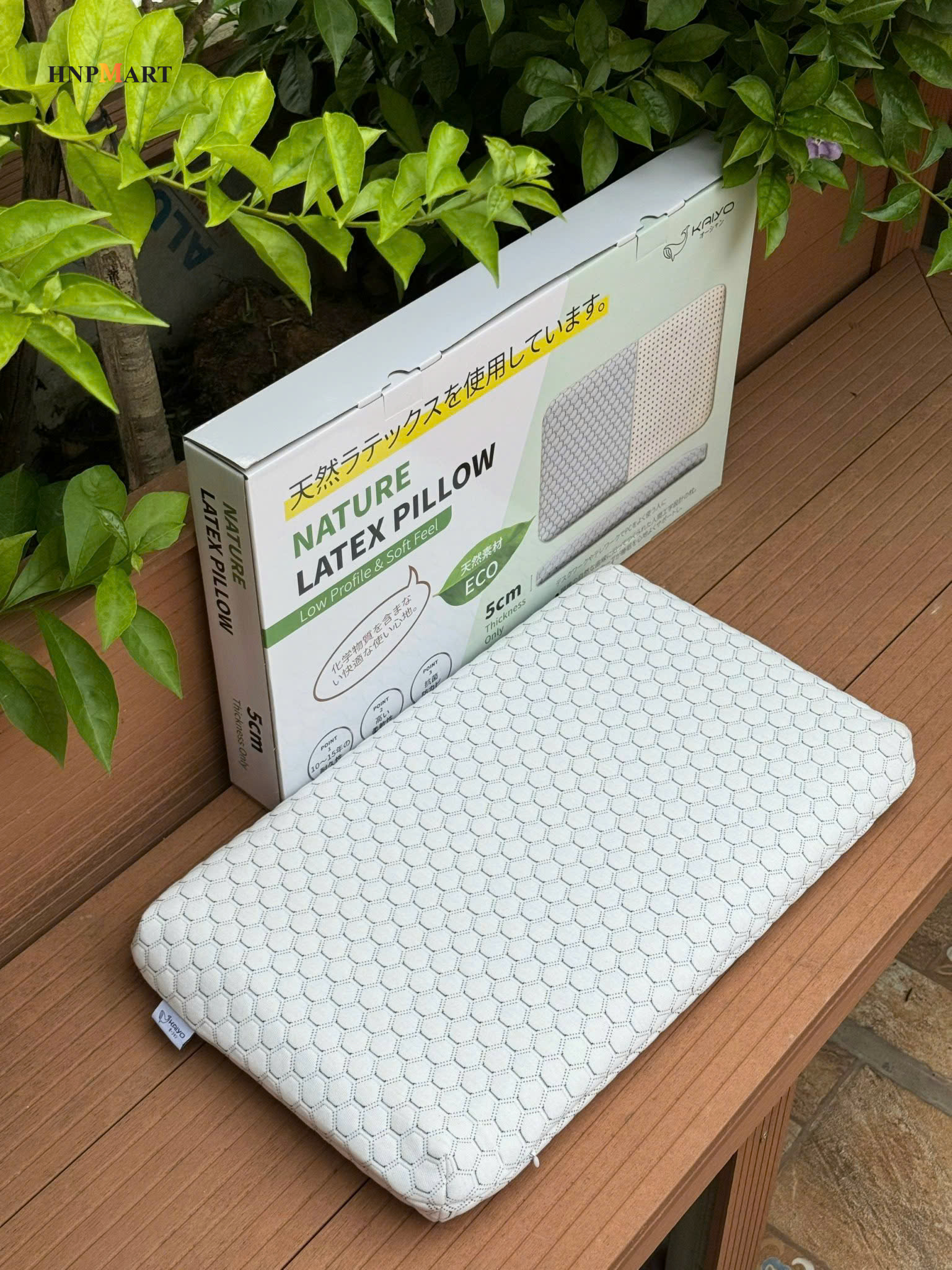 Gối Cao Su Tự Nhiên Kaiyo Dáng Thấp 5Cm - Ảnh 2