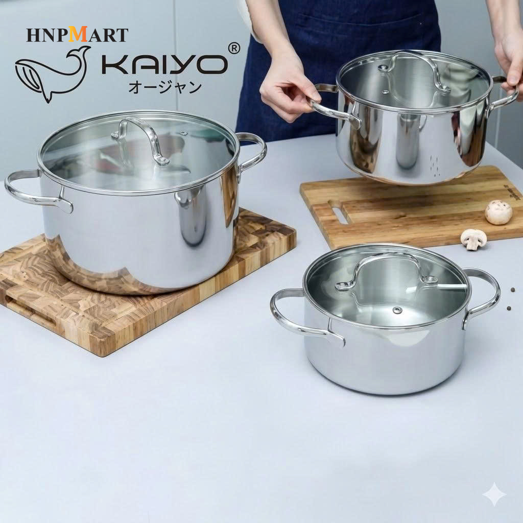 Nồi Inox Thân Đáy Liền Tri-Ply Silver Crown, Size 20Cm - Ảnh 5