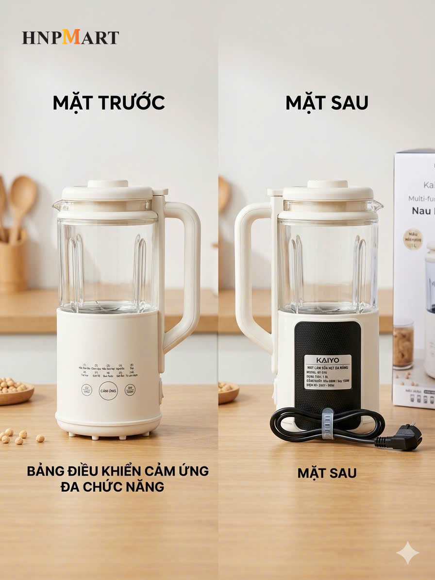 Máy Làm Sữa Hạt Đa Năng Kaiyo 1L - Ảnh 2