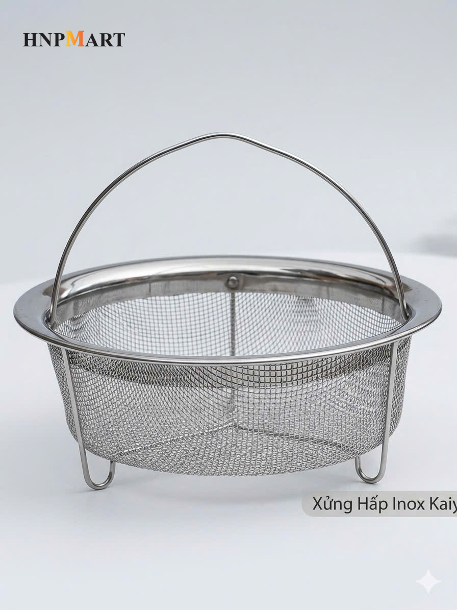 Xửng Hấp Inox Kaiyo Có Quai Xách Đường Kính 20Cm - Ảnh 2
