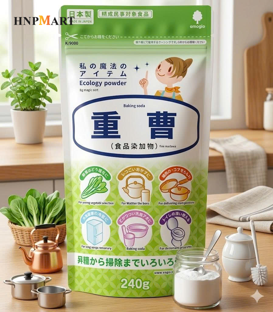 Gói bột baking soda 240g - Ảnh 4