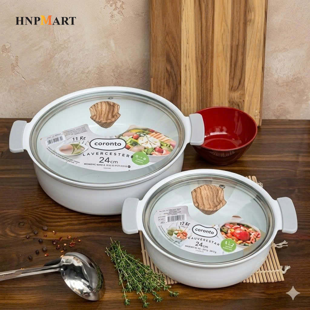 Nồi Lẩu Mini Nhôm Đúc Chống Dính Coronto Kakusee (18Cm, Màu Ghi Đá) - Ảnh 5