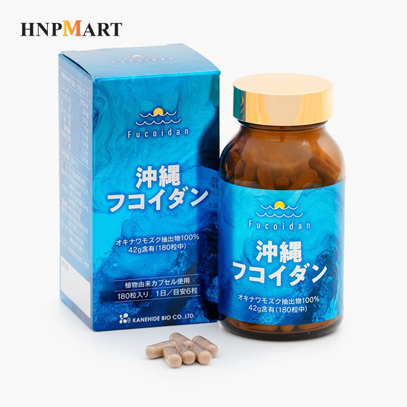 Viên Uống Fucoidan Ngăn Ngừa & Hỗ Trợ Điều Trị Ung Thư Okinawa 180 Viên