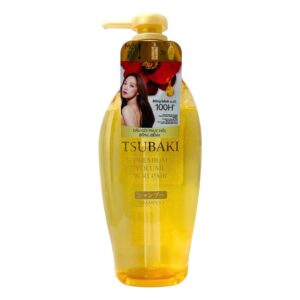 Dầu Gội Tsubaki Premium Phục Hồi & Bồng Bềnh Tóc 450ml (Vàng)