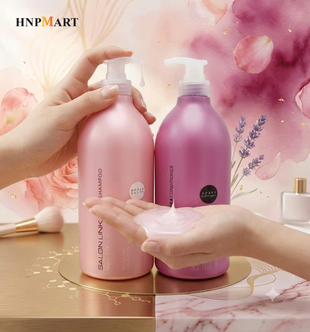 Bộ dầu gội xả Salon Link Extra 1000ml - Ảnh 3