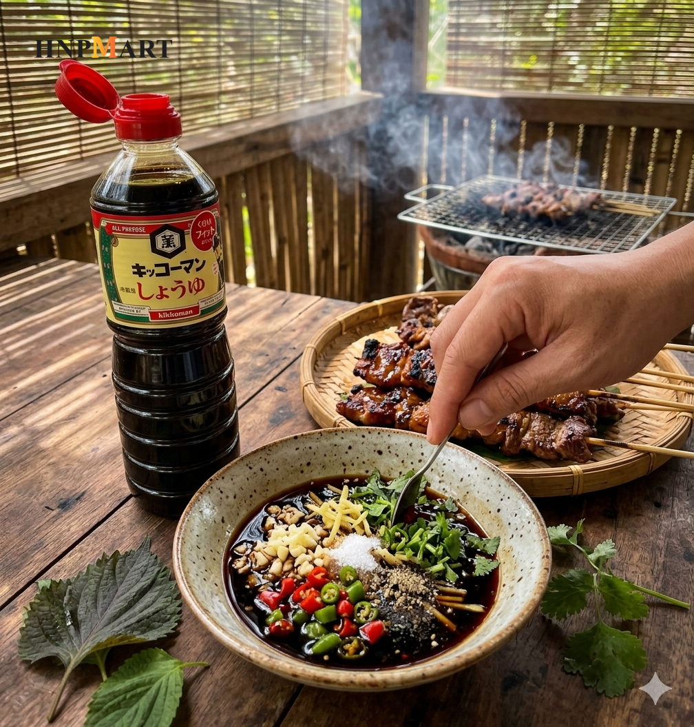 Nước Tương Đậu Nành Kikkoman 1L Nắp Đỏ - Ảnh 4