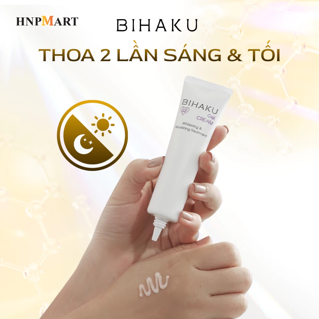 Kem Dưỡng Sáng Mờ Nám Bihaku Gel Cream 30g - Ảnh 4