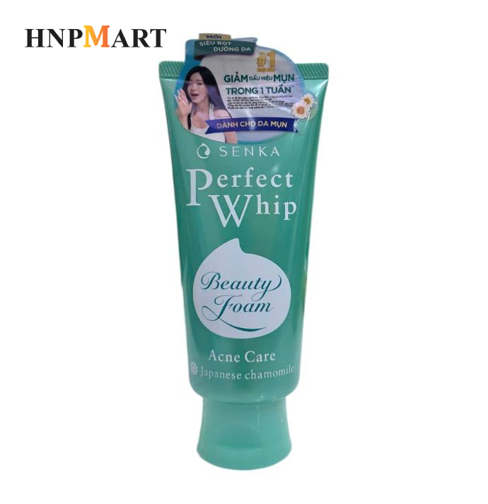 Sữa Rửa Mặt Ngăn Ngừa Mụn Senka Perfect Whip 100g(XLá)