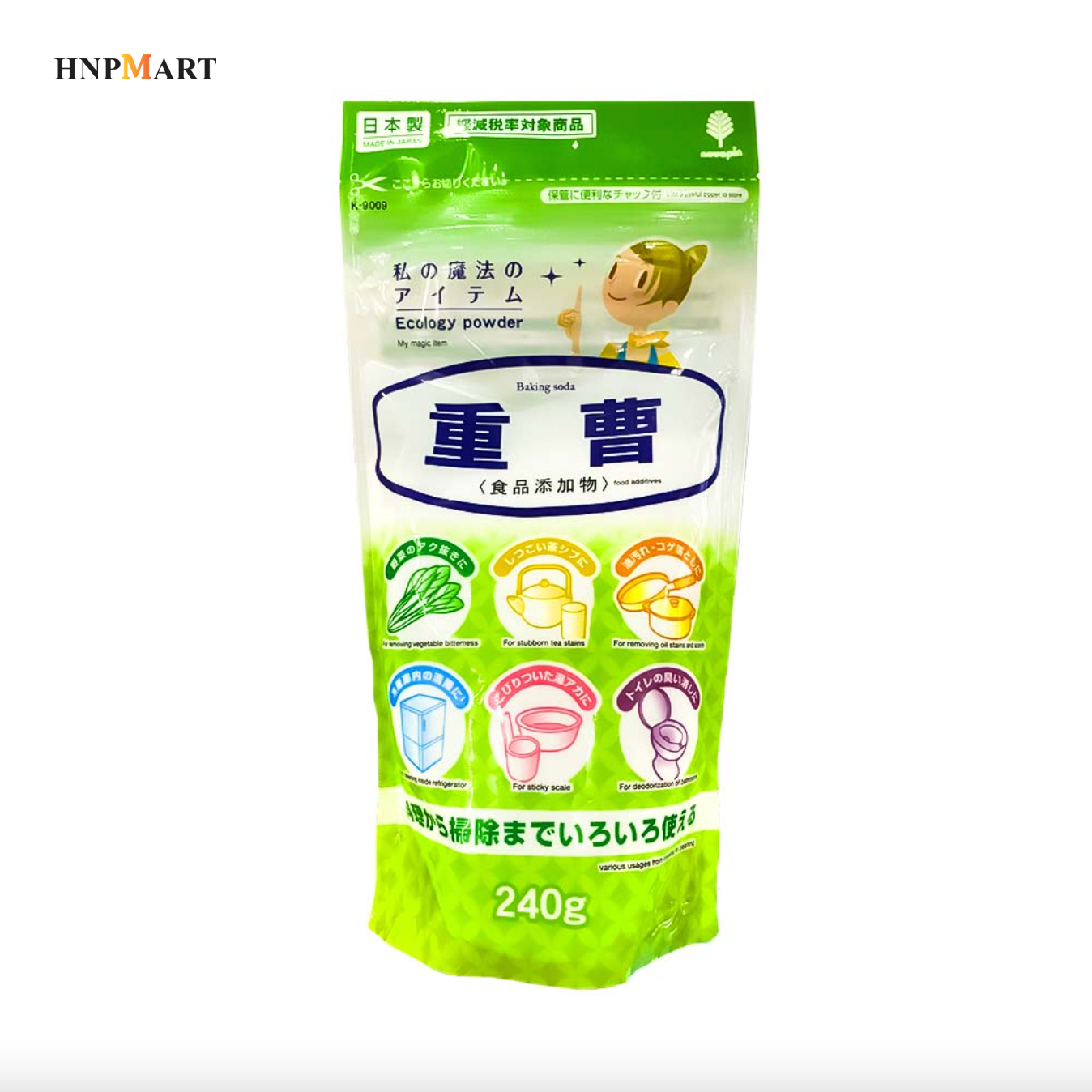 Gói bột baking soda 240g
