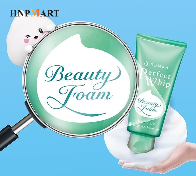 Sữa Rửa Mặt Ngăn Ngừa Mụn Senka Perfect Whip 100g(XLá) - Ảnh 2