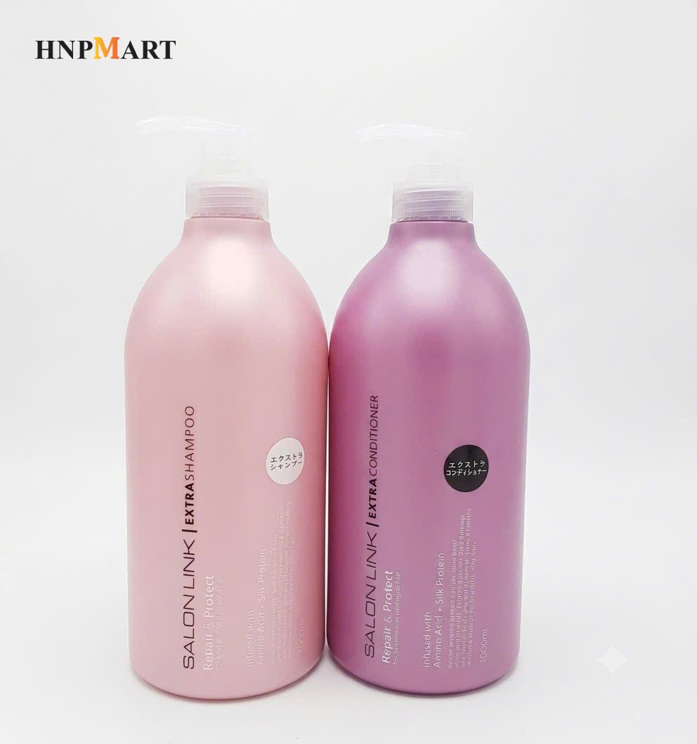 Bộ dầu gội xả Salon Link Extra 1000ml