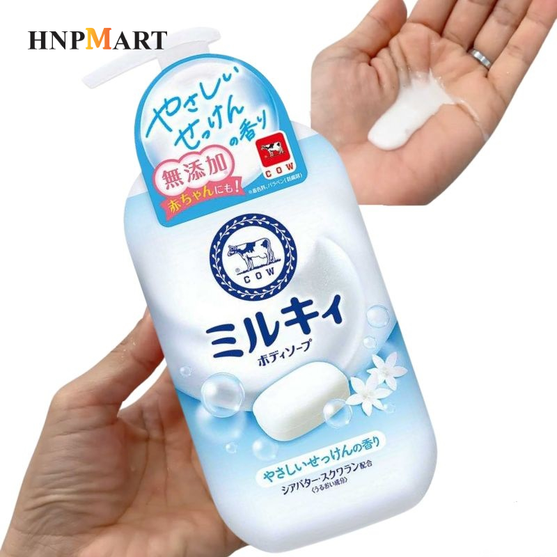 Sữa Tắm Bọt Mịn Dịu Nhẹ Cow Hương Sữa 500ml - Ảnh 4