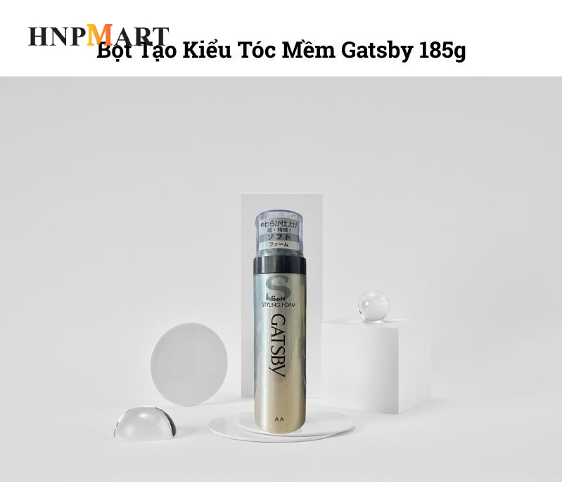 Bọt Tạo Kiểu Tóc Mềm Gatsby 185g - Ảnh 2