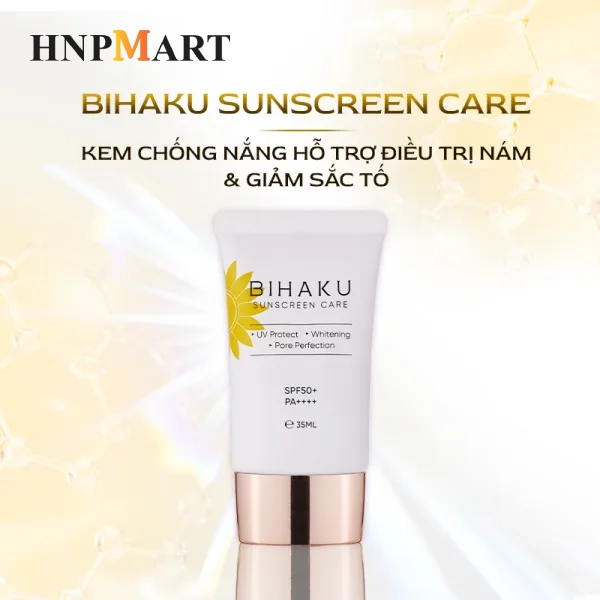 Kem Chống Nắng Bihaku Sunscreen Care SPF50+ PA++++ 35ml - Ảnh 2