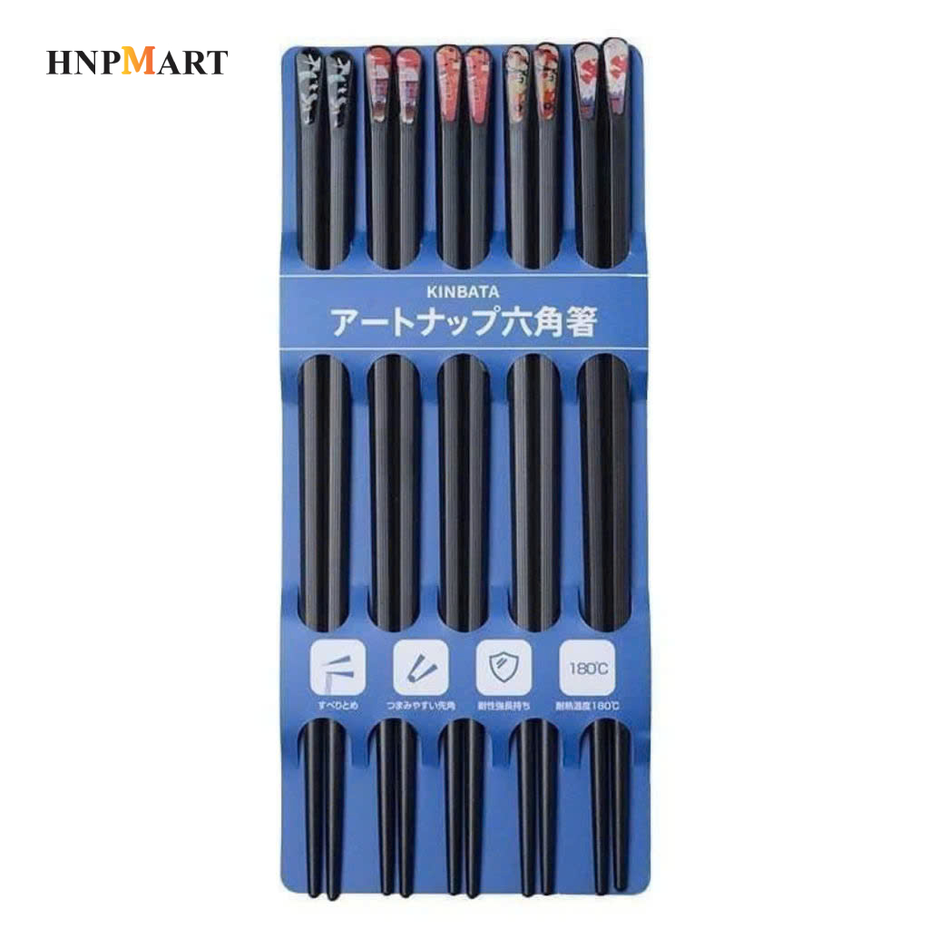 Đũa sợi thuỷ tinh Nhật 5 đôi