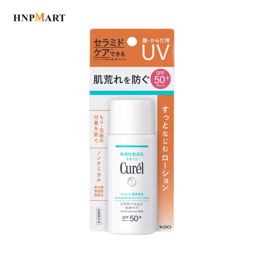 Kem Chống Nắng Curel UV Protection Milk SPF 50+ PA+++ 60ml