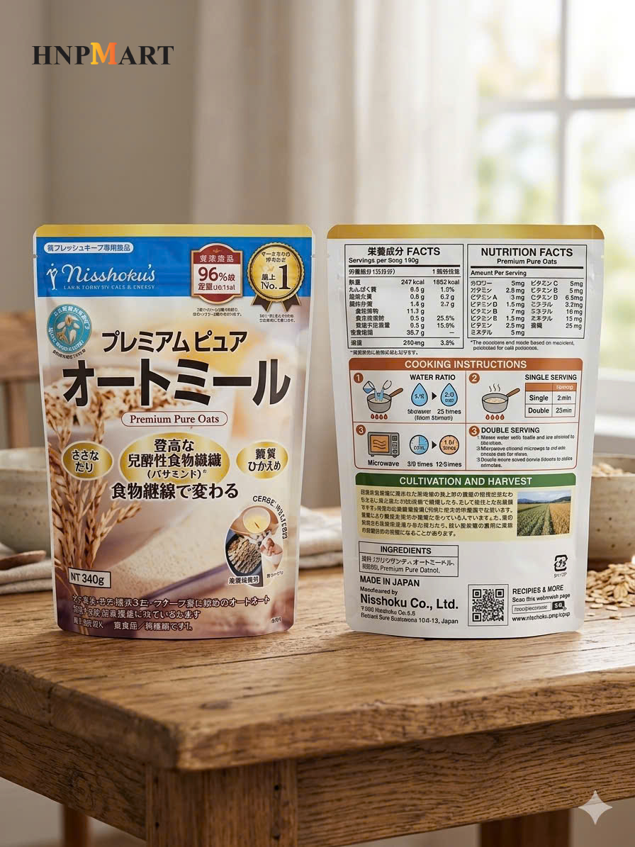 Yến Mạch Premium Pure Oats 340g - Ảnh 2