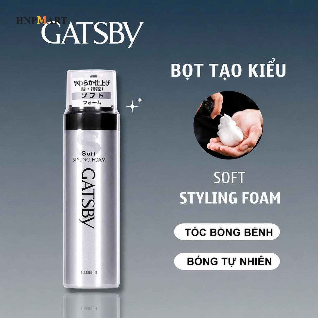 Bọt Tạo Kiểu Tóc Mềm Gatsby 185g - Ảnh 5