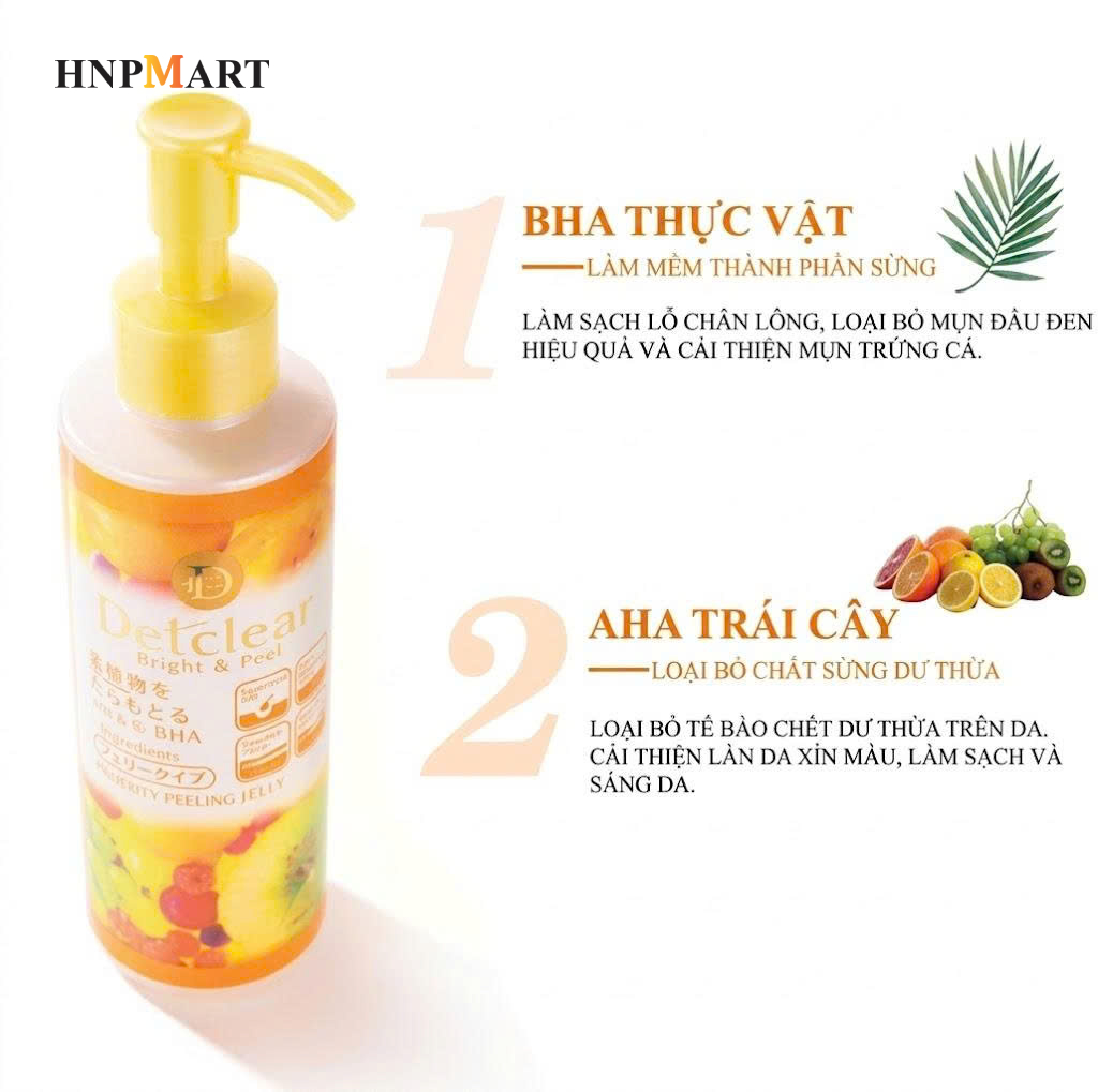Gel Tẩy Tế Bào Chết Meishoku Detclear 180ml - Ảnh 4