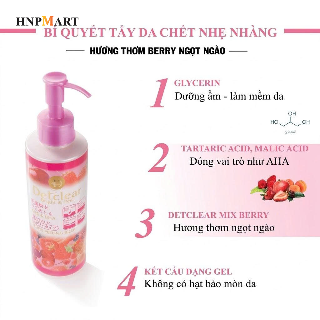 Gel Tẩy Tế Bào Chết Meishoku Detclear 180ml - Ảnh 5